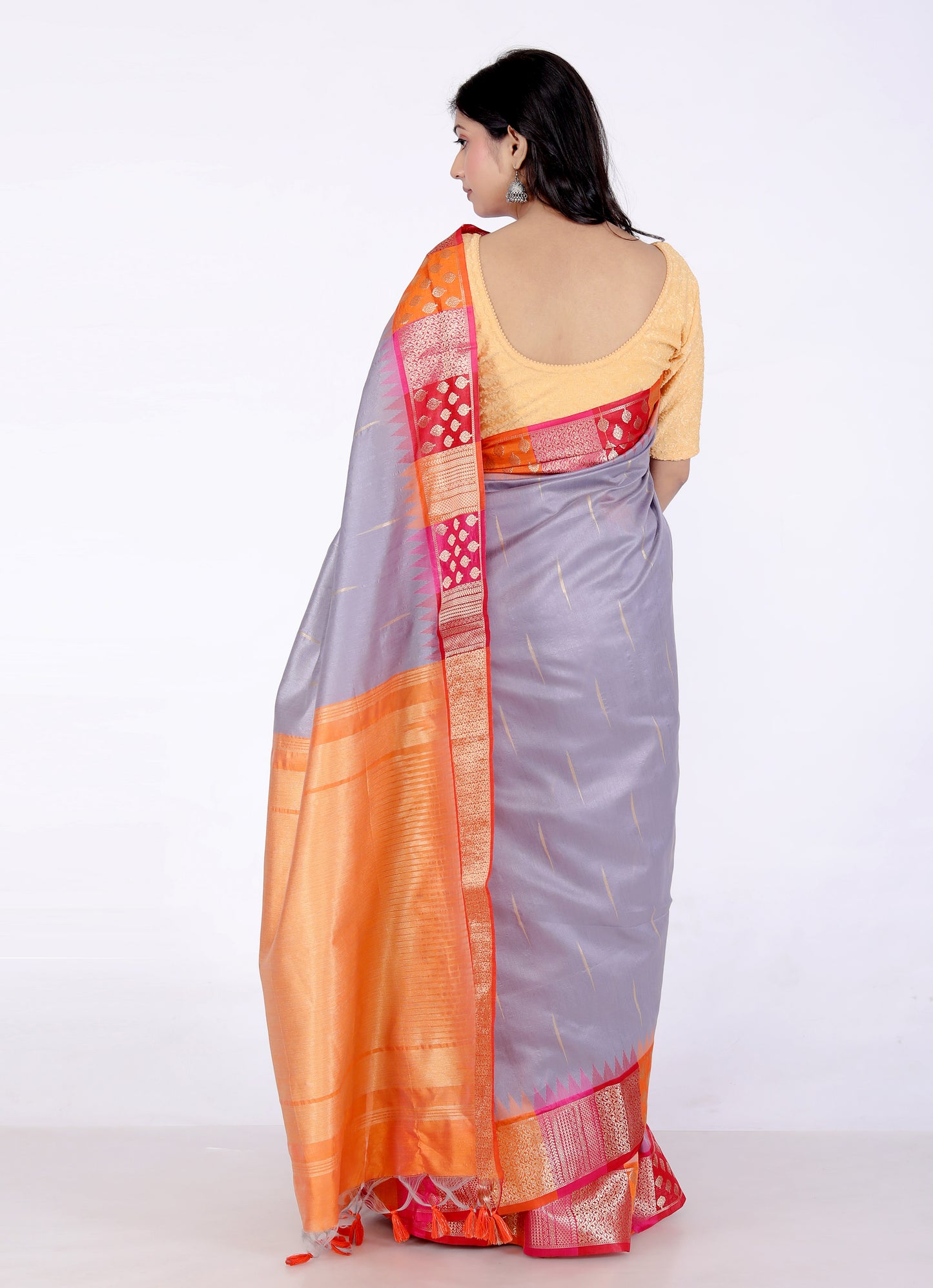 Pure Banarsi Handloom Silk Weaving Saree