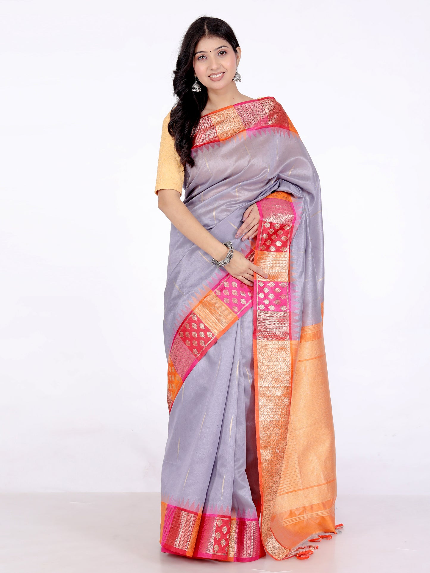 Pure Banarsi Handloom Silk Weaving Saree