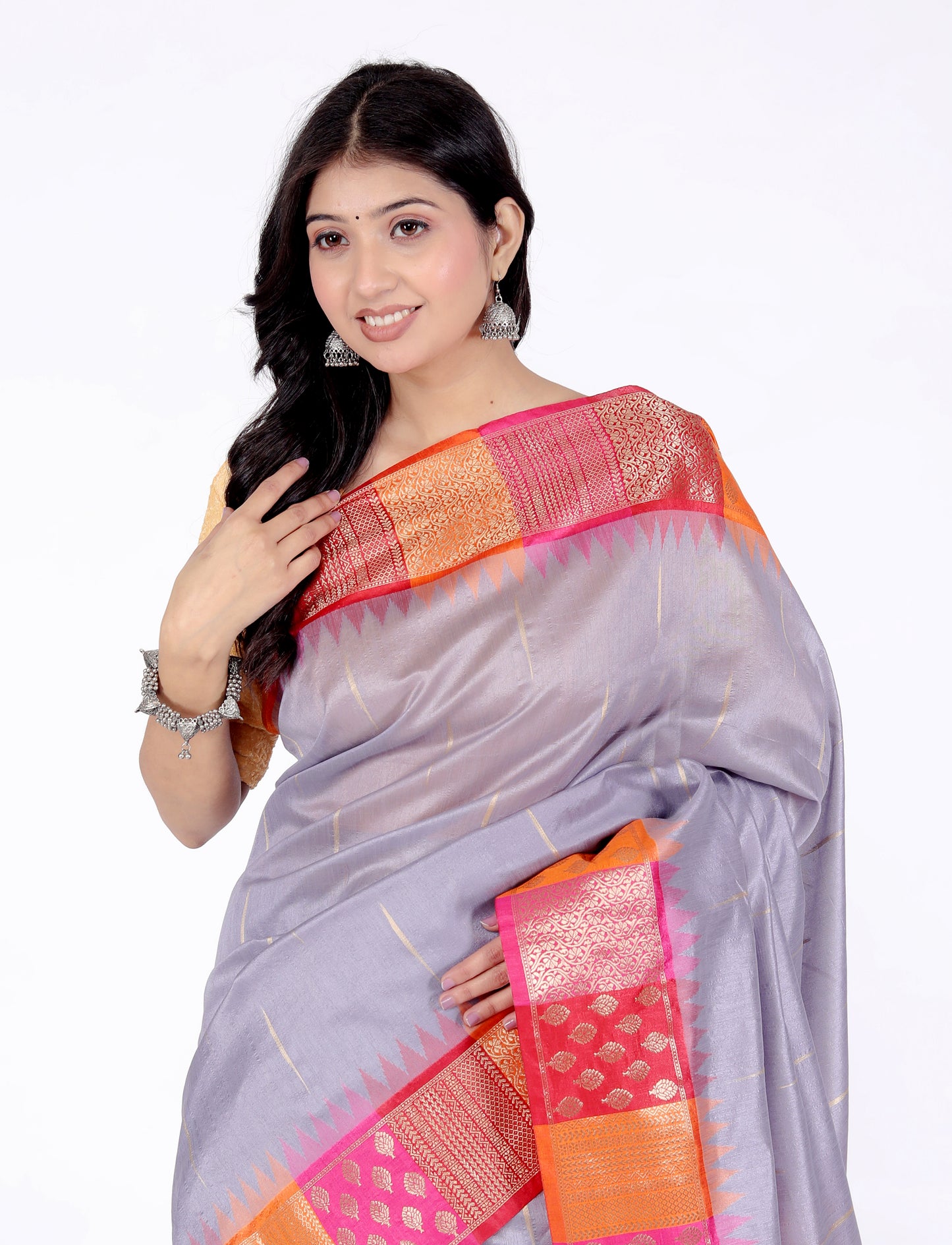 Pure Banarsi Handloom Silk Weaving Saree