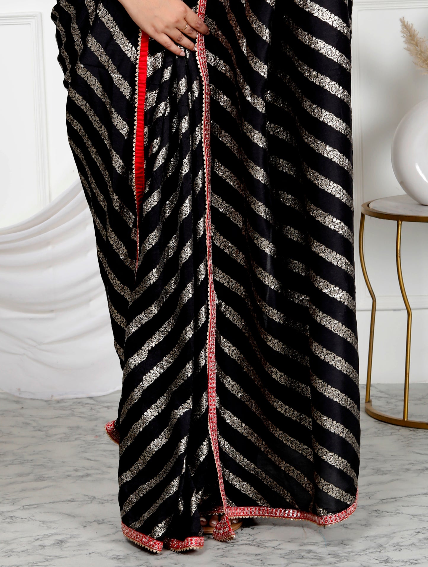 SILK JACQUARD SEQUENCE SAREE