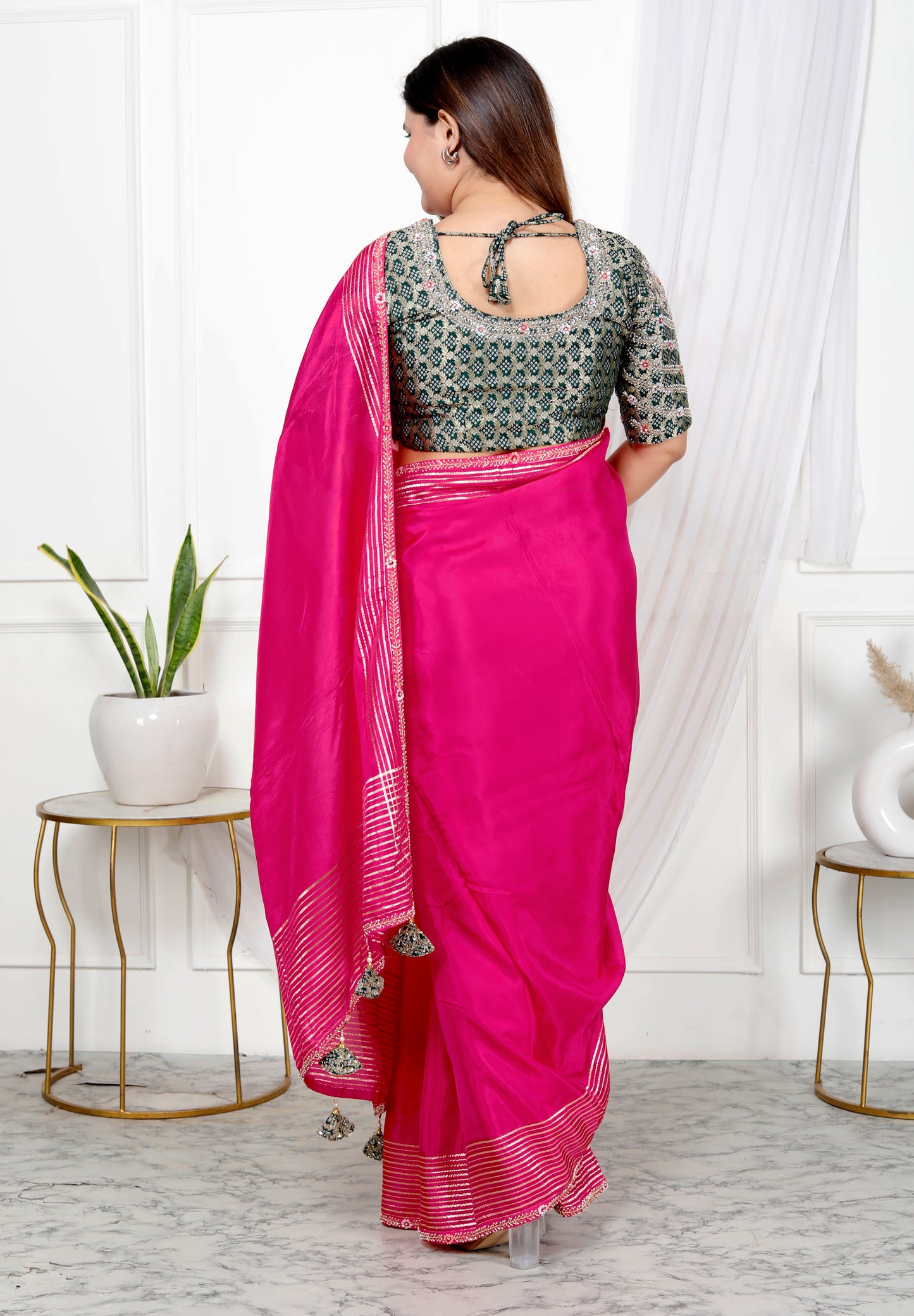 HO SILK HANDWORK SAREE