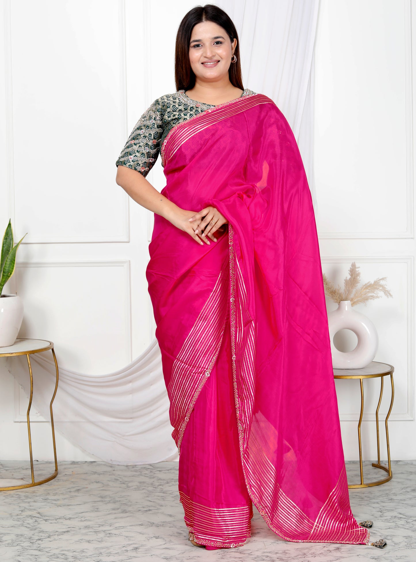 HO SILK HANDWORK SAREE
