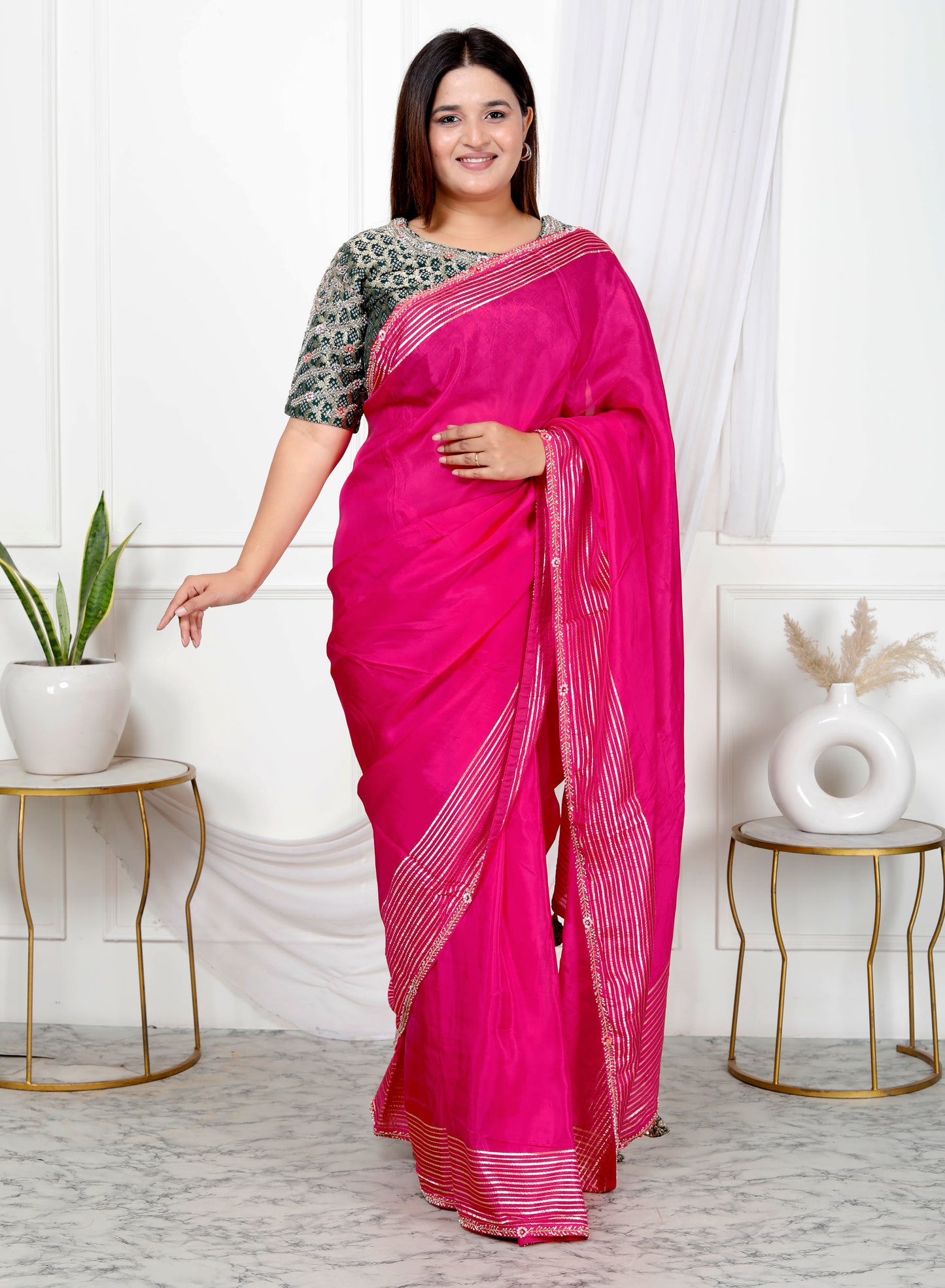 HO SILK HANDWORK SAREE