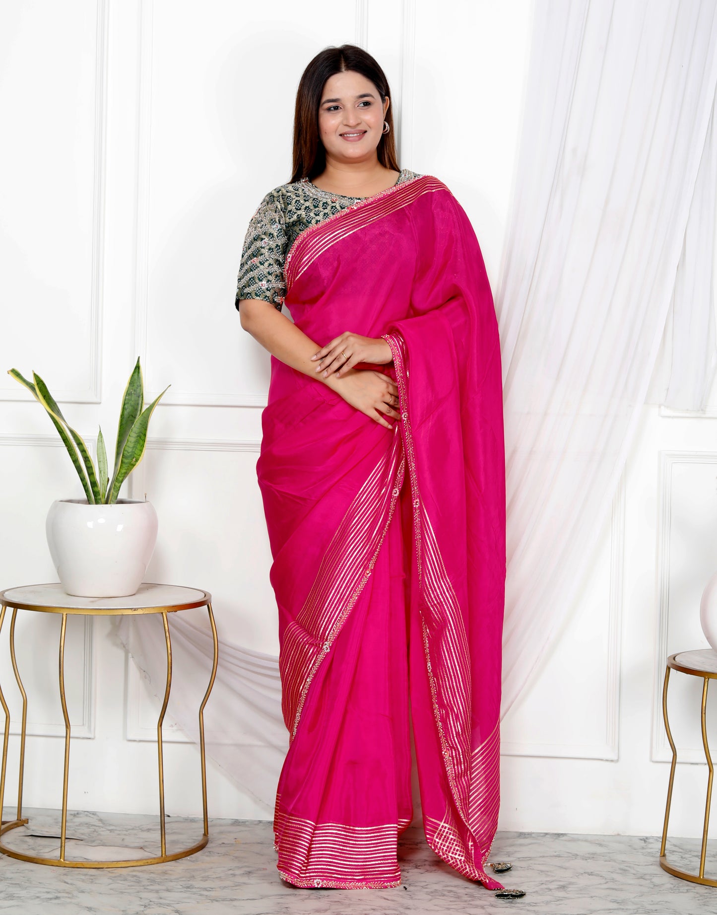 HO SILK HANDWORK SAREE