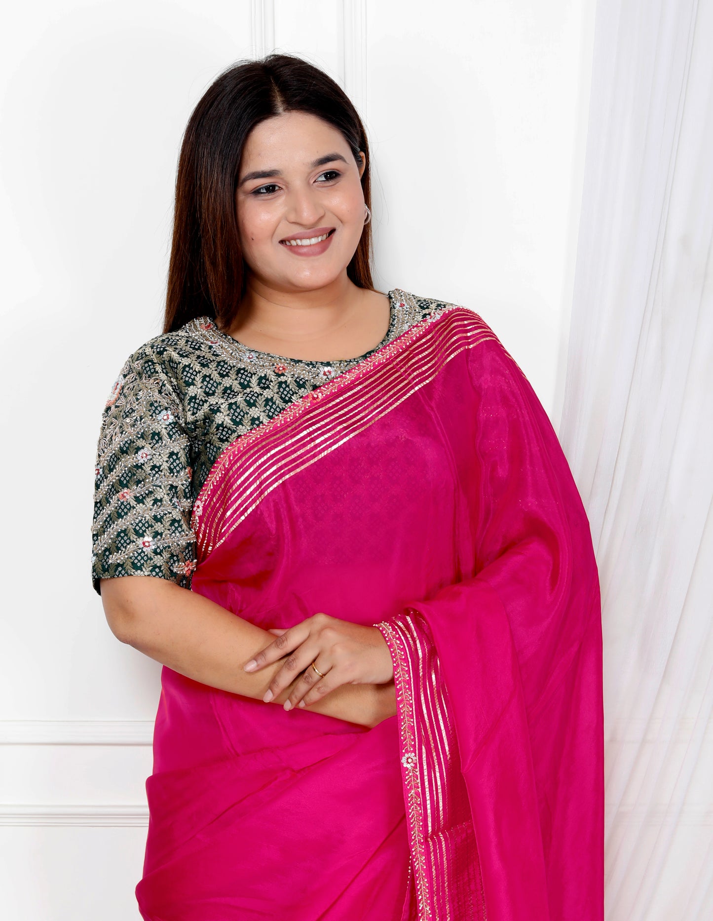 HO SILK HANDWORK SAREE