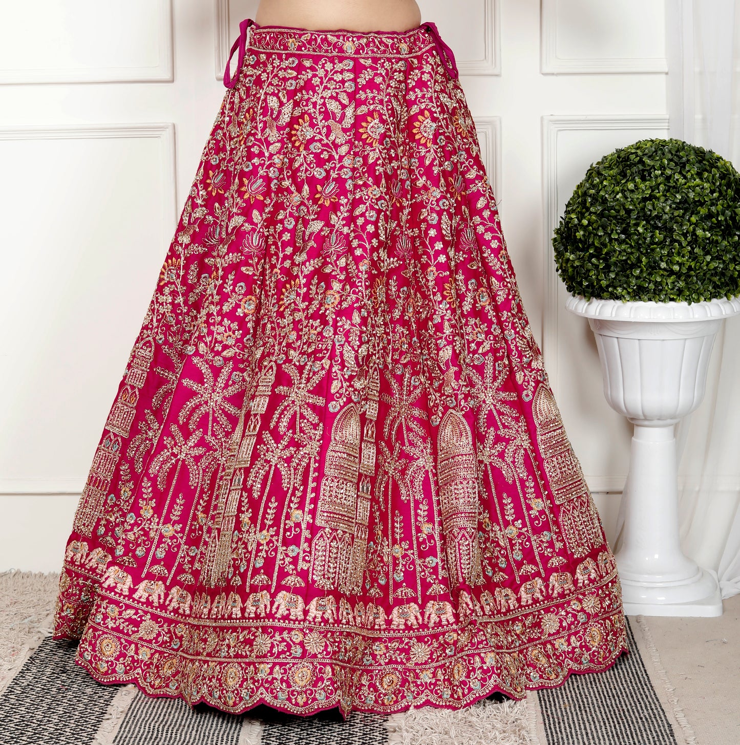 MAHARANI VELVET BRIDAL LEHNGA