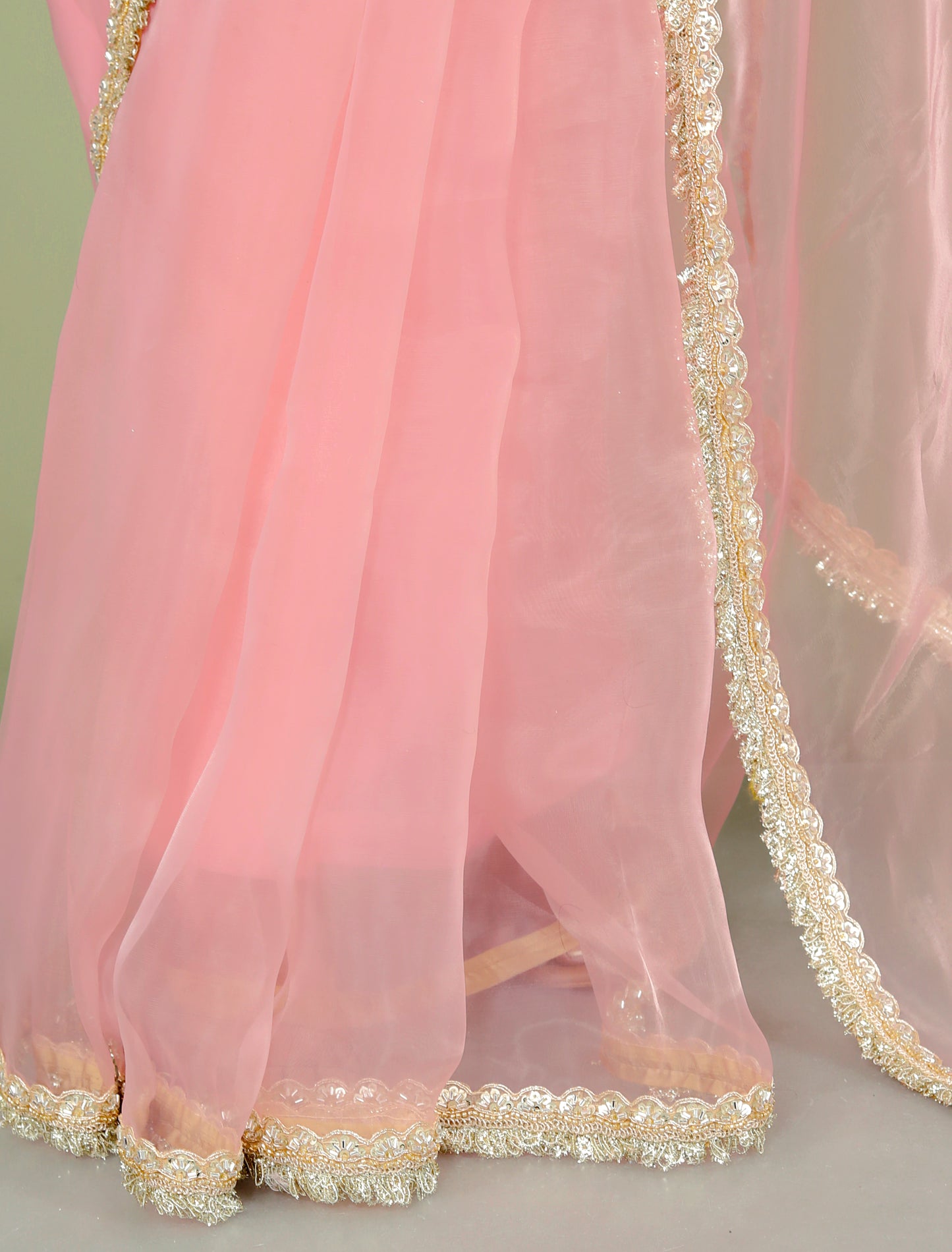 Roopgatha Pure Tissue Handwork Saree