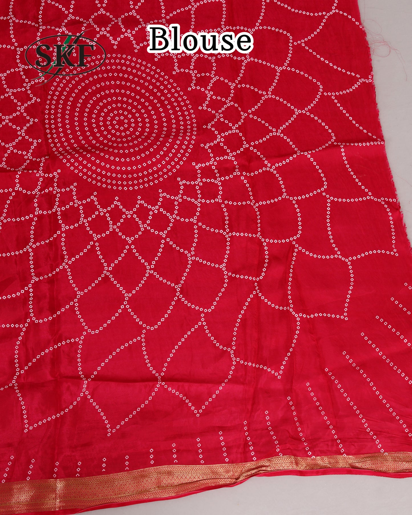 JAIPURI BHANDHANI HO HAND BUTTA SAREE