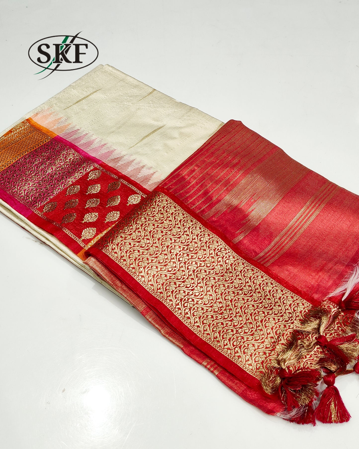 Pure Banarsi Handloom Silk Weaving Saree