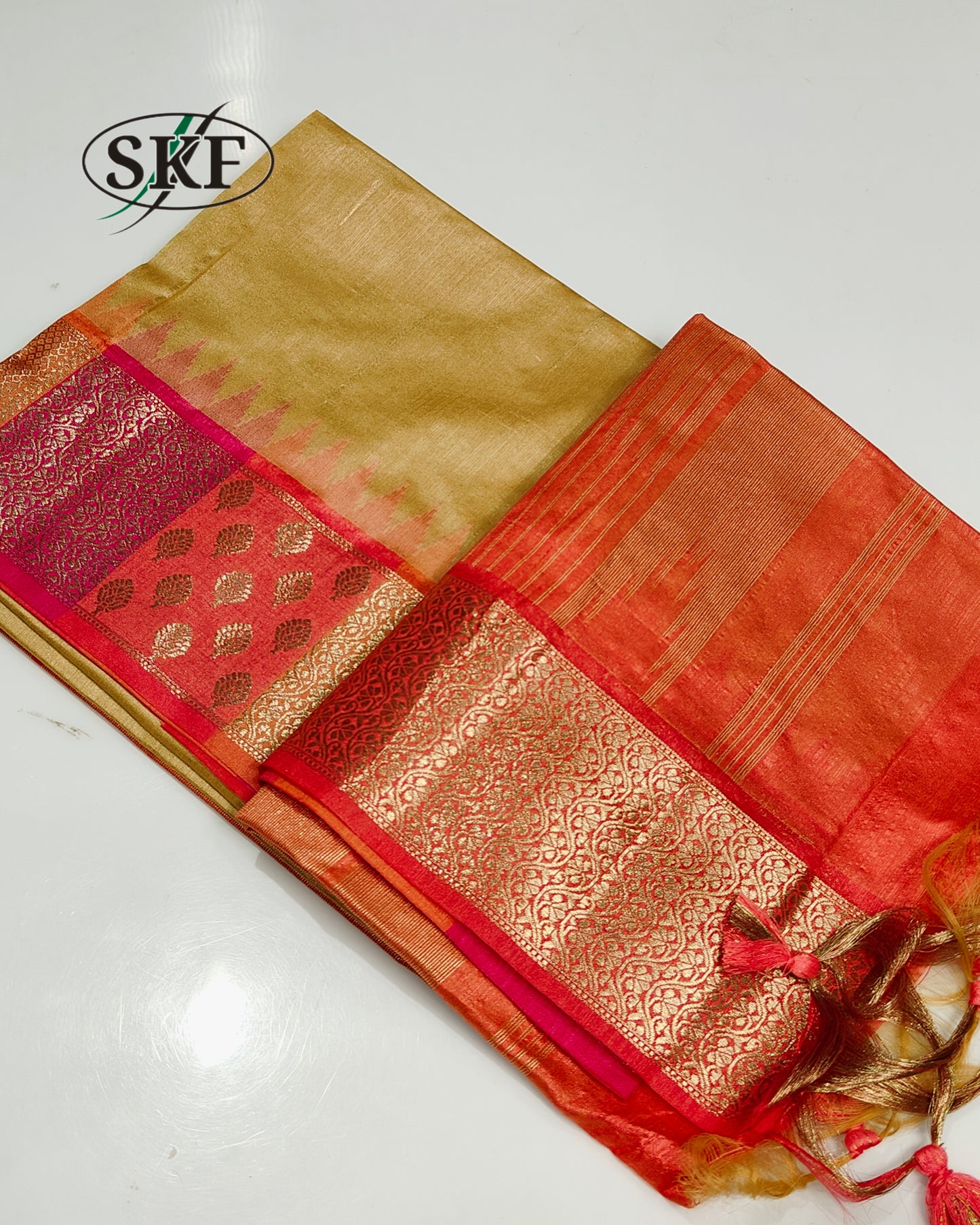Pure Banarsi Handloom Silk Weaving Saree