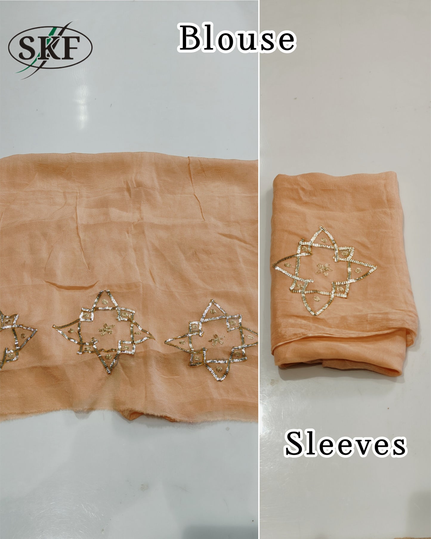 CHIFFON KACHA GOTTA SAREE