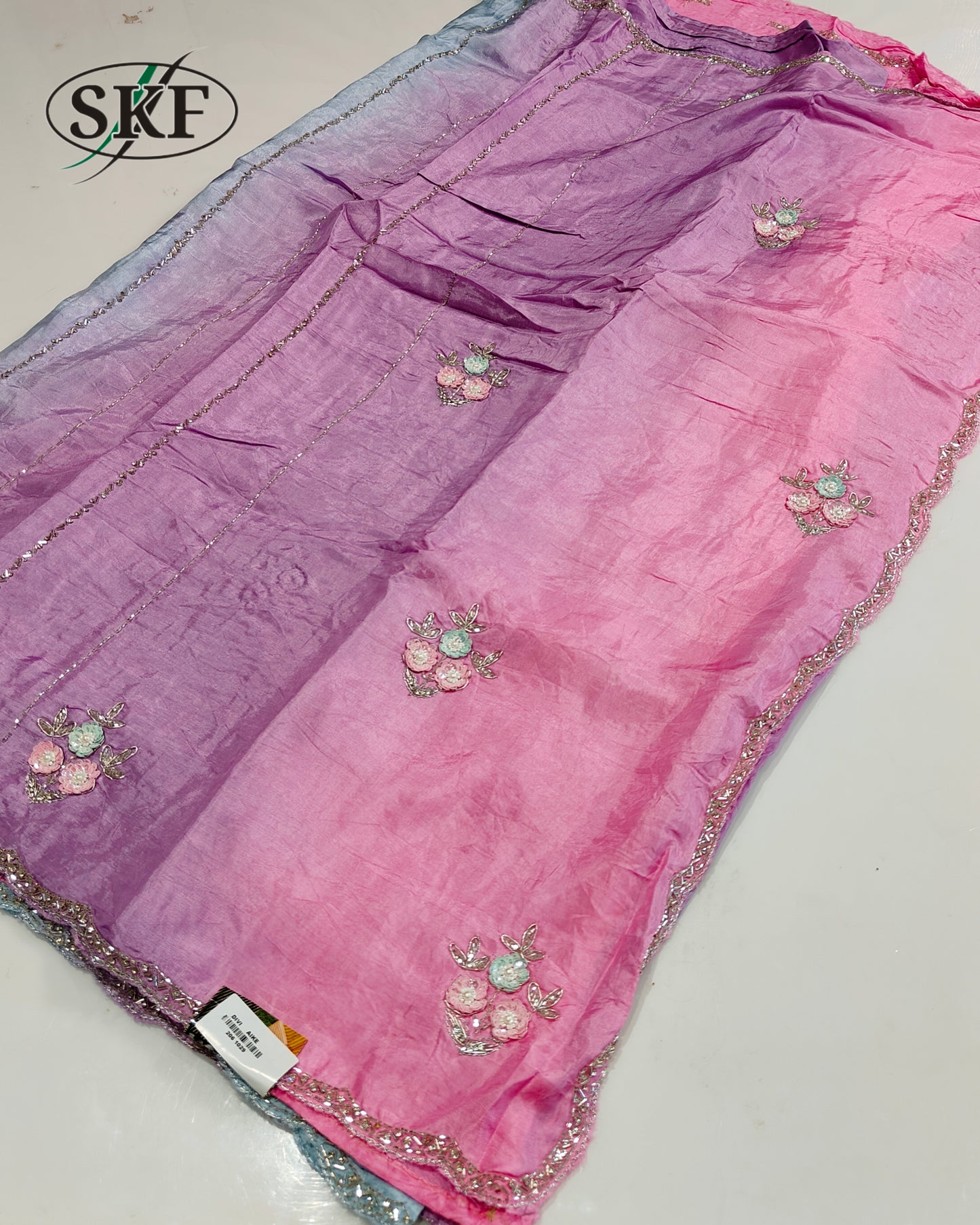 JAIPURI MULTIDYE HANWORK SAREE