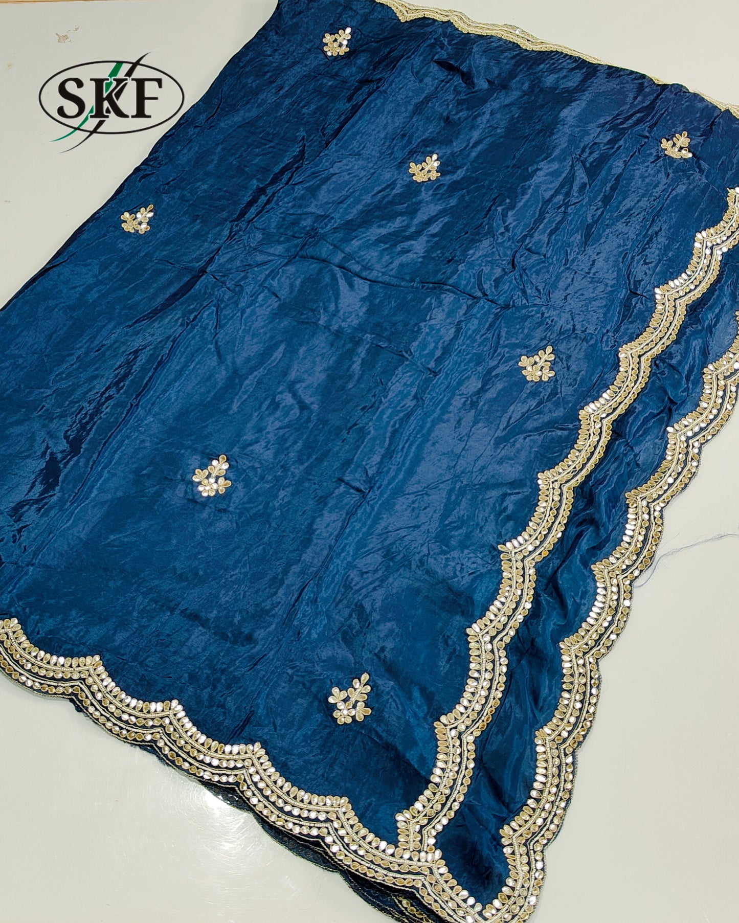 JAIPURI HANDWORK GOTTAPATTI SAREE