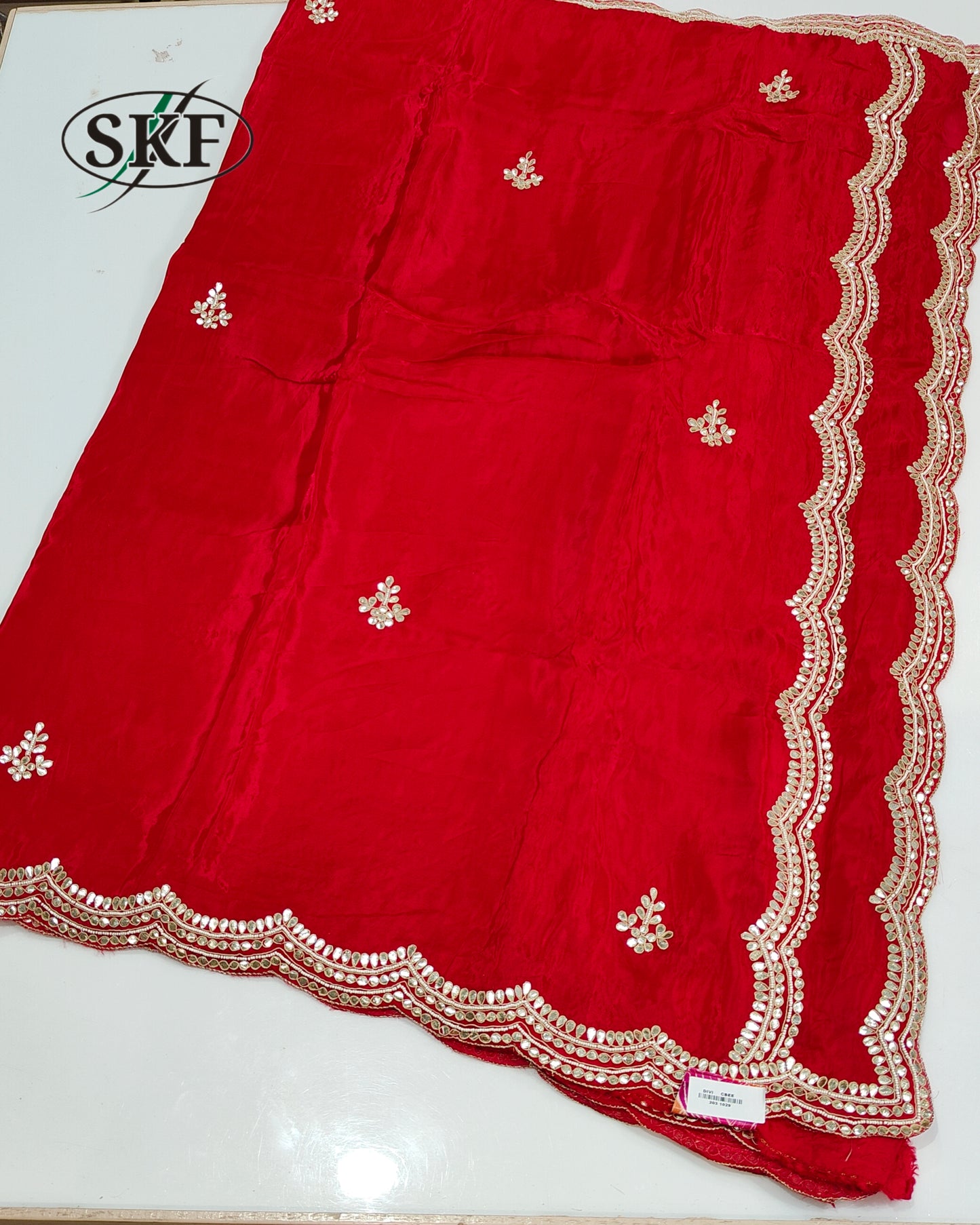 JAIPURI HANDWORK GOTTAPATTI SAREE