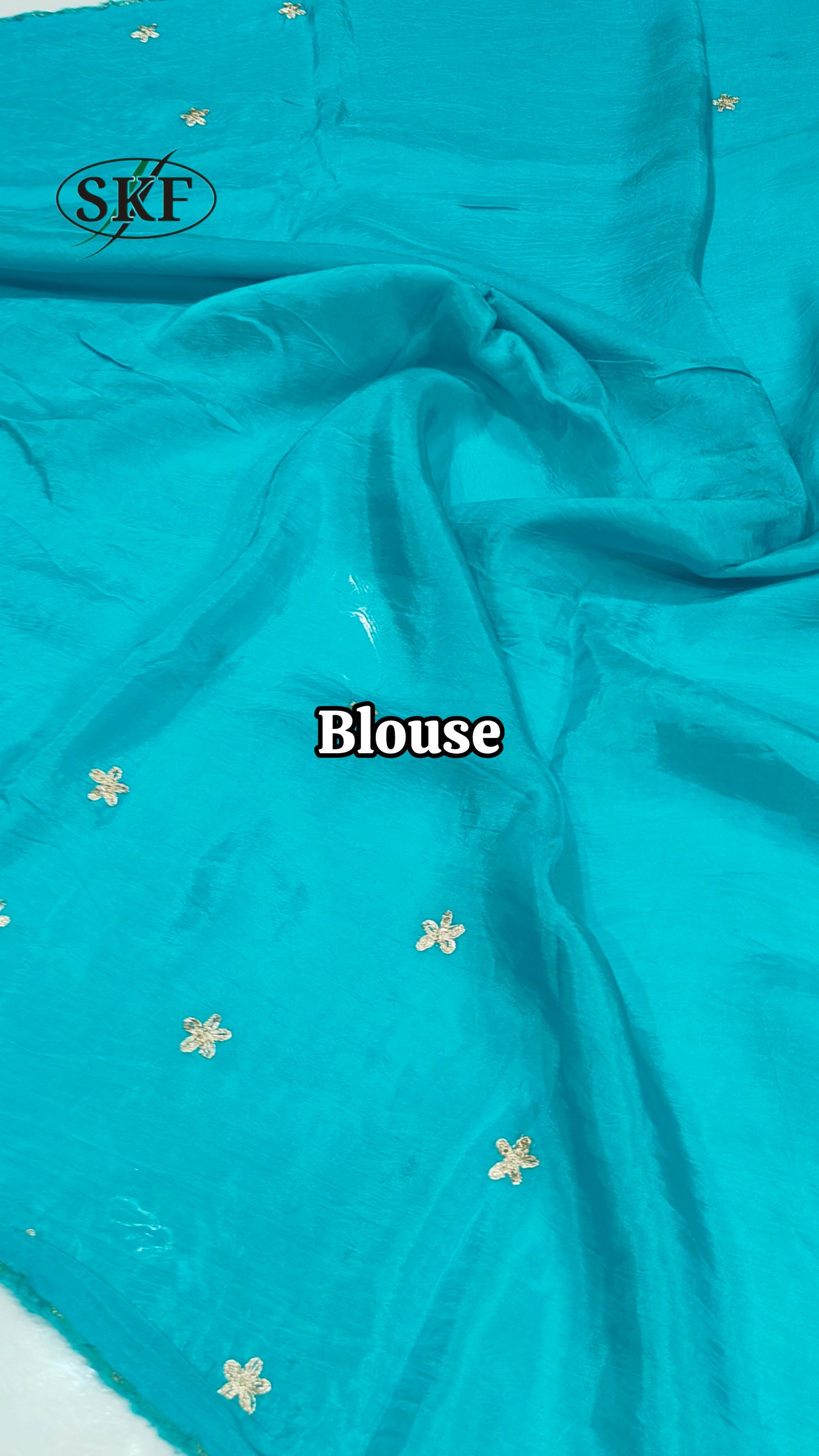 HO SILK ZARI HAND BUTTA WORK SAREE BY SKFBHOLUBHAI