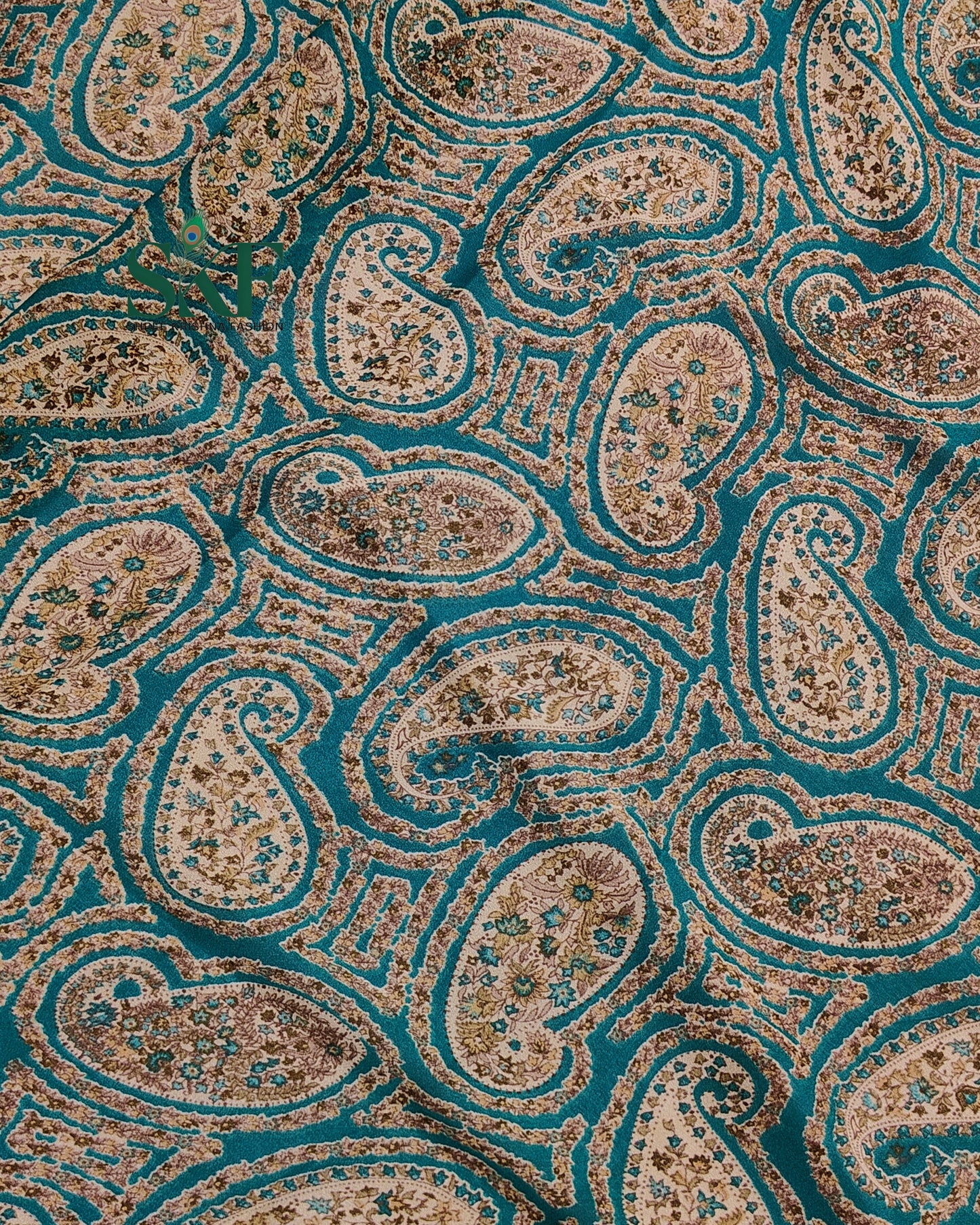 VISCOSS GEORGETTE DIGITAL PRINT DAILYWEAR RAMAGREEN SAREE BY SKFBHOLUBHAI
