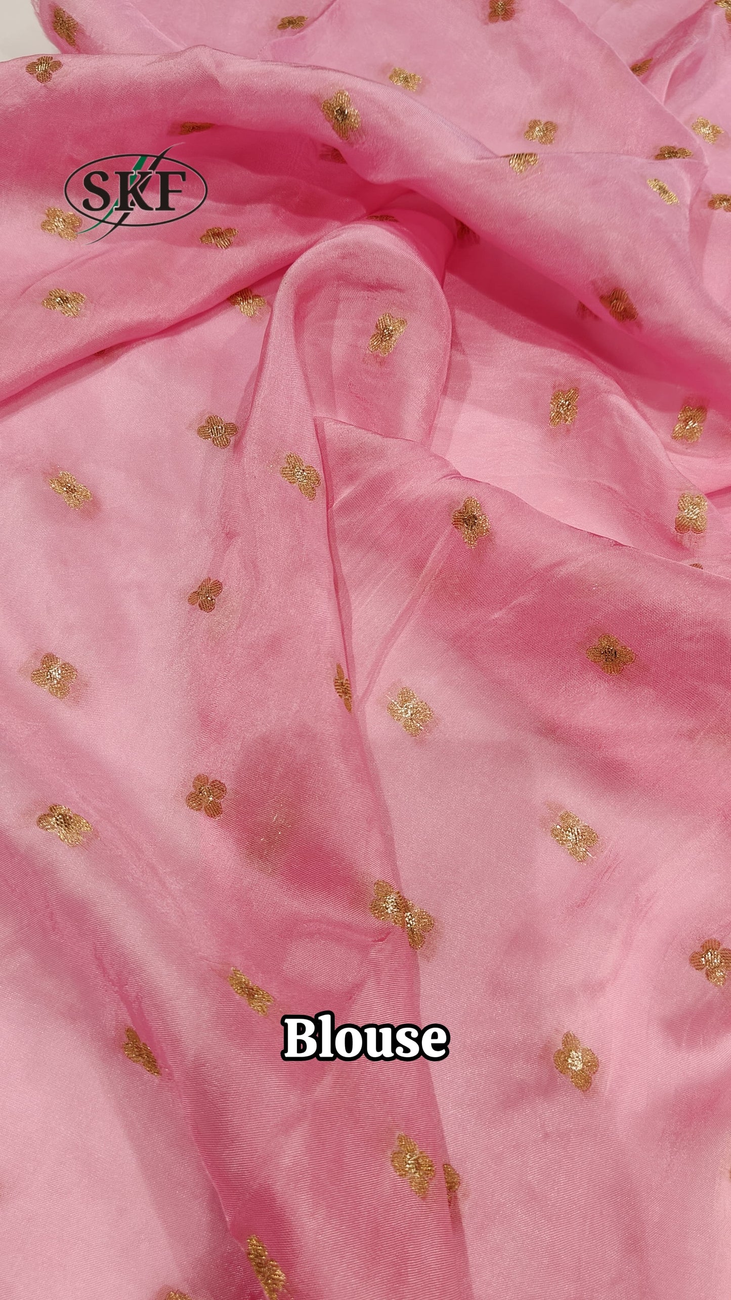 HO SILK OMBRE DYE KHACHA GOTTA JAAL WORK PINK OMBRE DYE SAREE BY SKFBHOLUBHAI