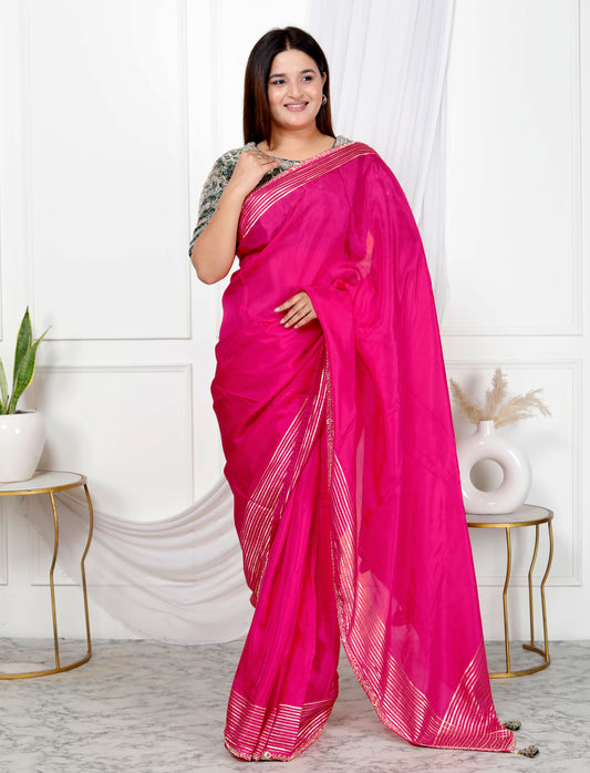 HO SILK HANDWORK SAREE