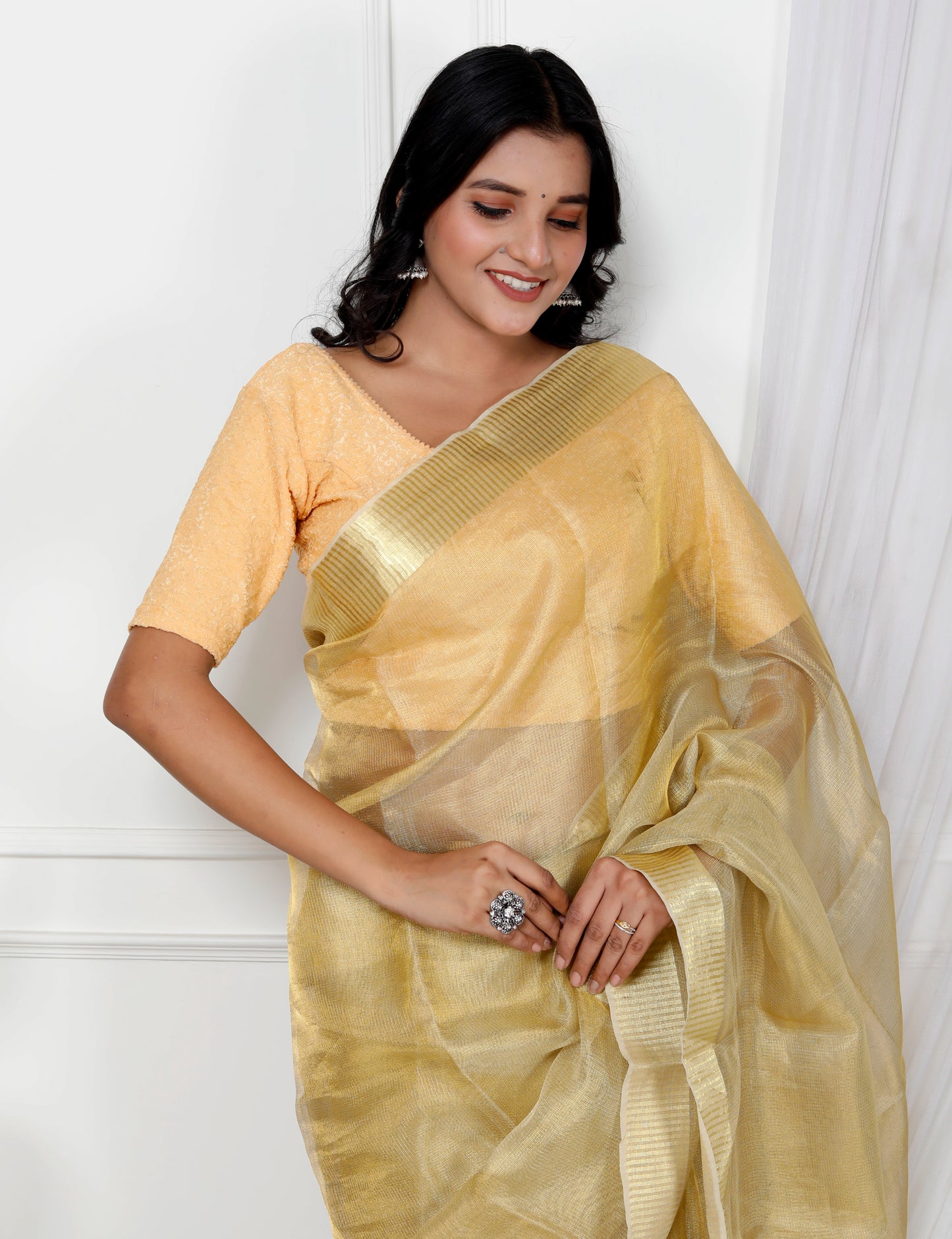 GOLDEN SILK SAREE