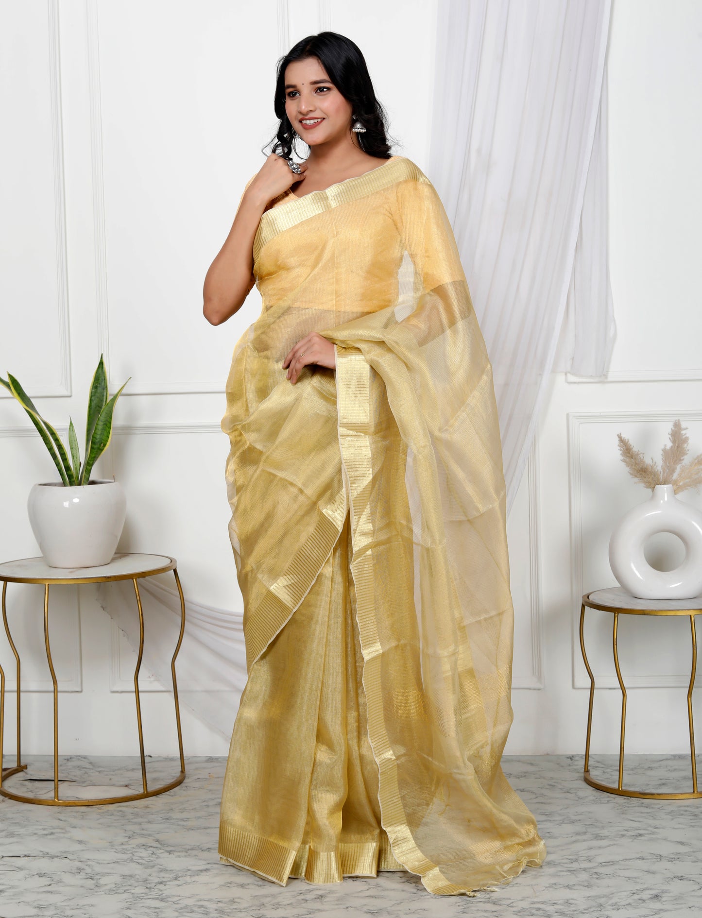 GOLDEN SILK SAREE