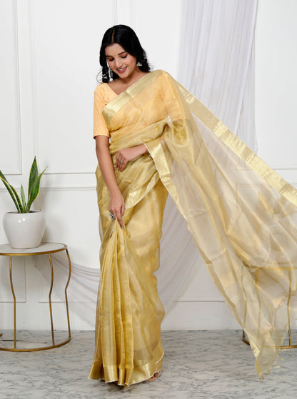 GOLDEN SILK SAREE