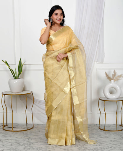 GOLDEN SILK SAREE