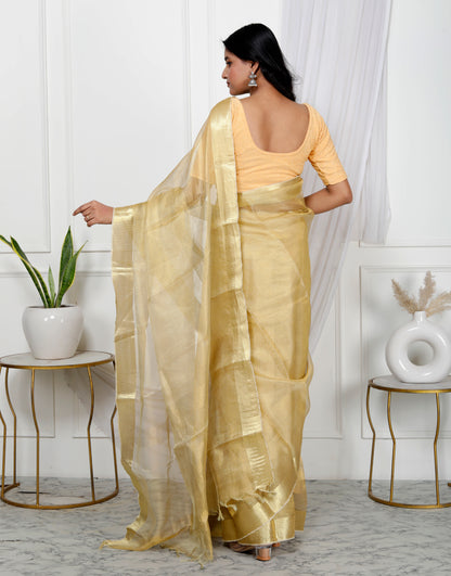 GOLDEN SILK SAREE