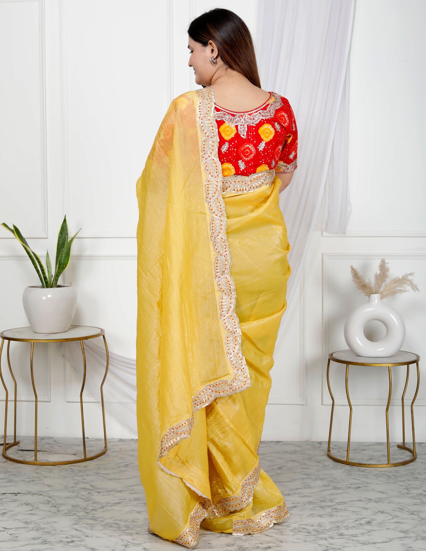 CRUSH BORDER SAREE