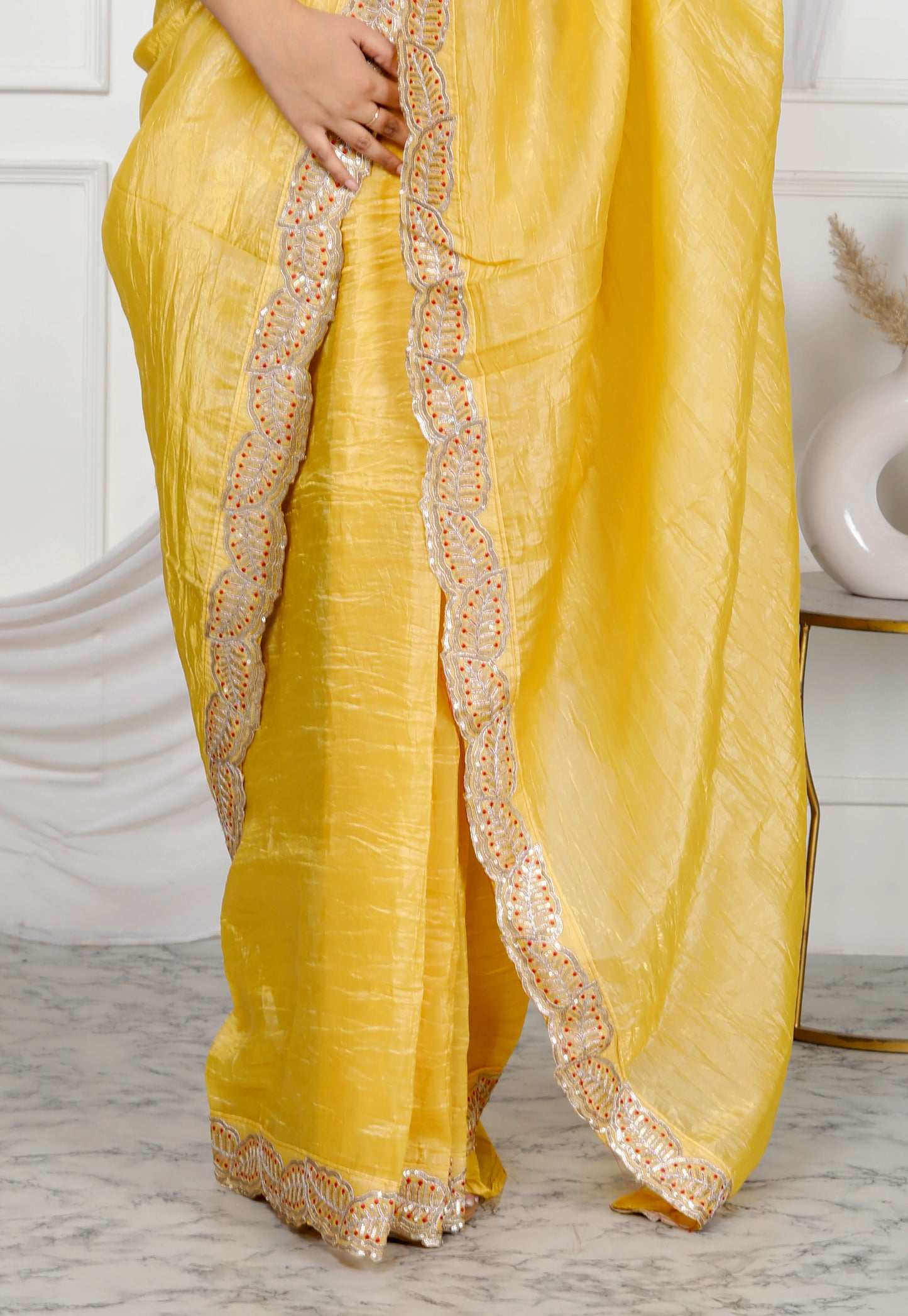 CRUSH BORDER SAREE