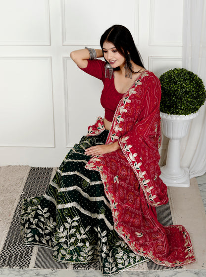 BHANDHANI GOTTAPATTI LEHNGA