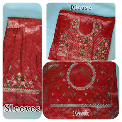 SHEHNAI MOTIF SILK LEHNGA