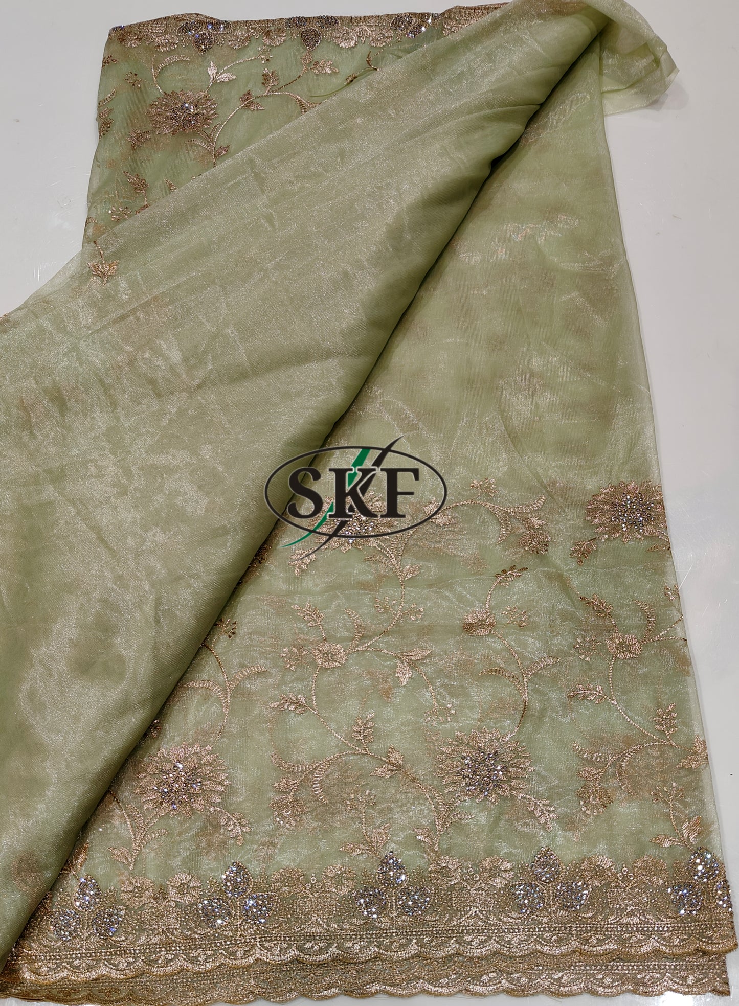 ORGANZA EMBROIDERY SAREE