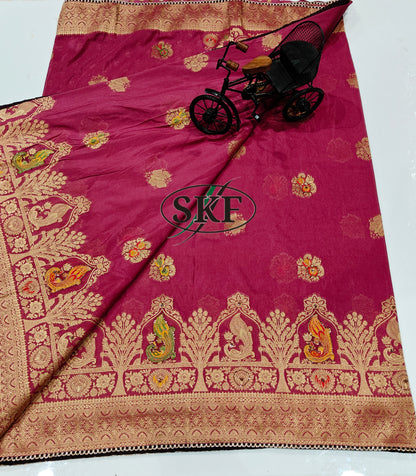 ZARI WEAVEING SILK SAREE