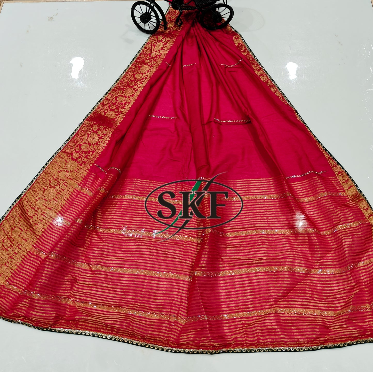 STONE SILK SAREE