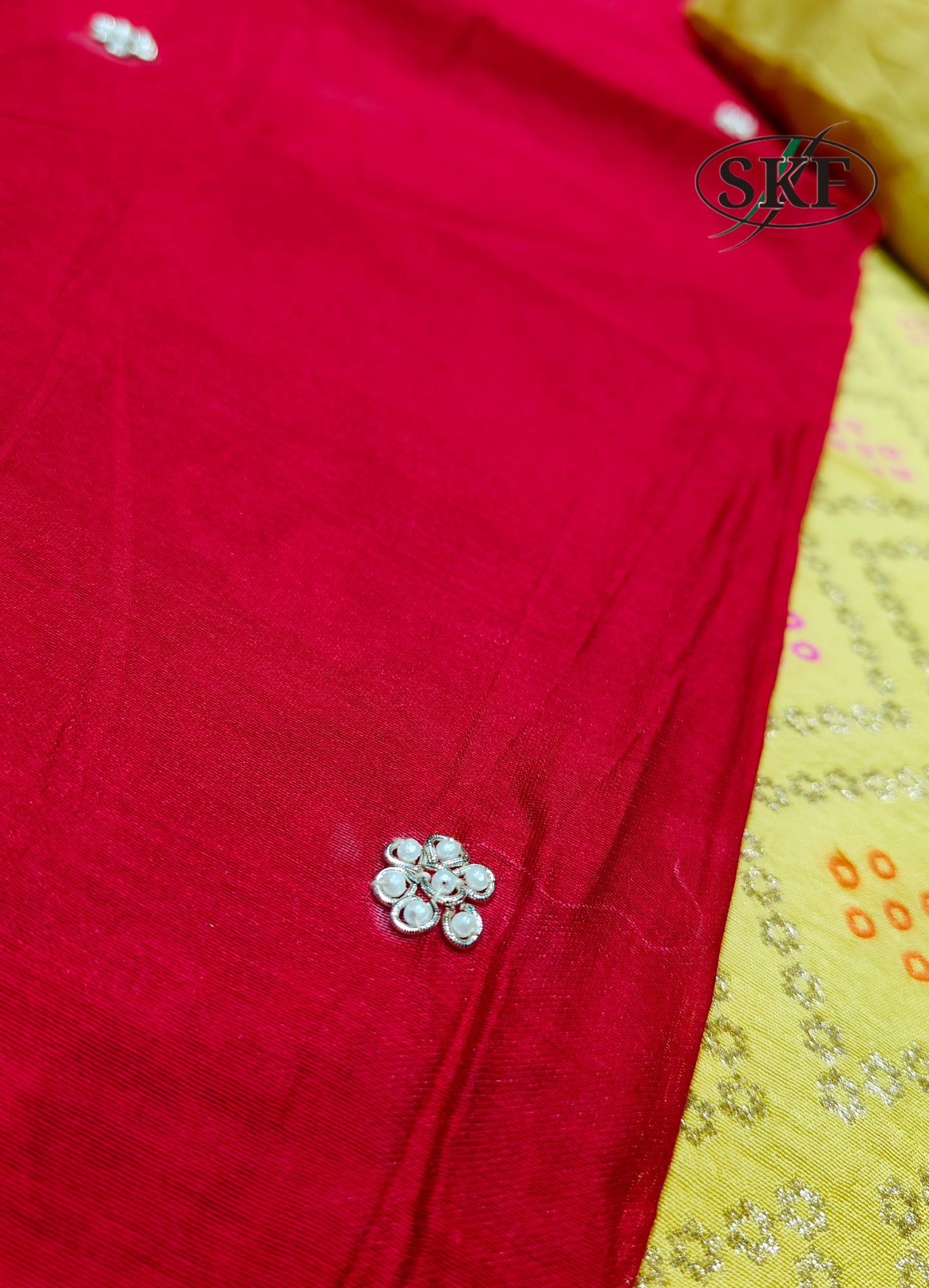 HANDWORK CHANDERI SUIT