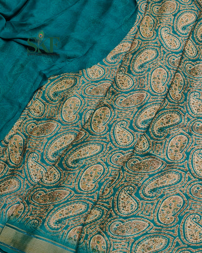 VISCOSS GEORGETTE DIGITAL PRINT DAILYWEAR RAMAGREEN SAREE BY SKFBHOLUBHAI