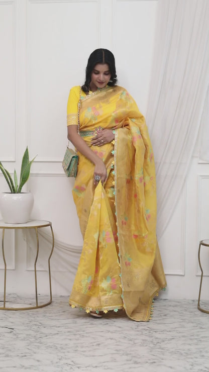 SILK WEAVING SAREE