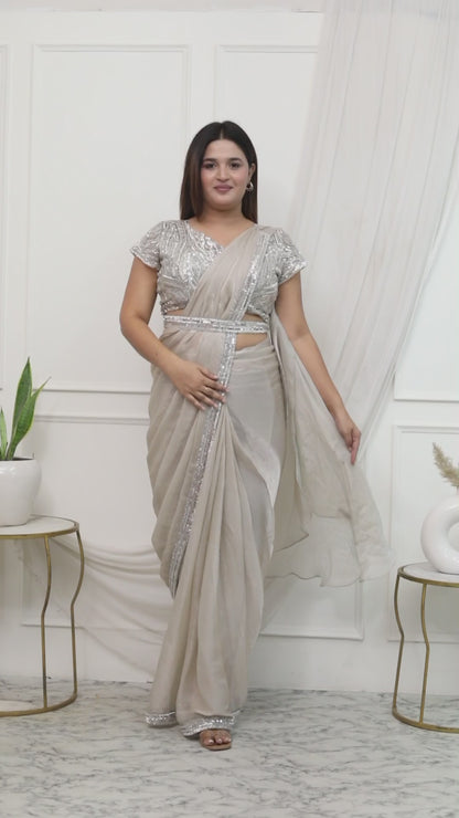 STYLISH BEATS STICH SAREE