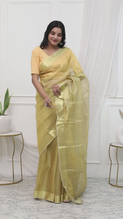 GOLDEN SILK SAREE