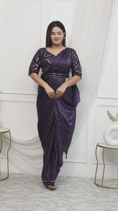 STYLISH SEQUENCE STICH SAREE