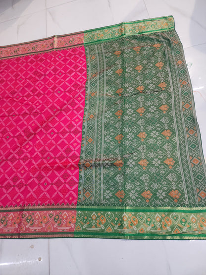 PARTYWEAR PATOLA PRINT SAREE BY SKFBHOLUBHAI